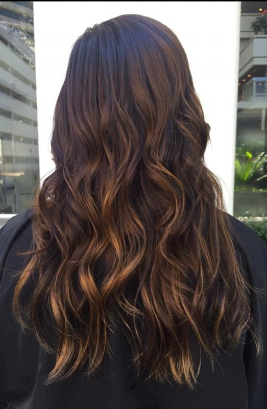 Soft, natural  brunette balayage. MB Salon color specialist, balayage specialist. 