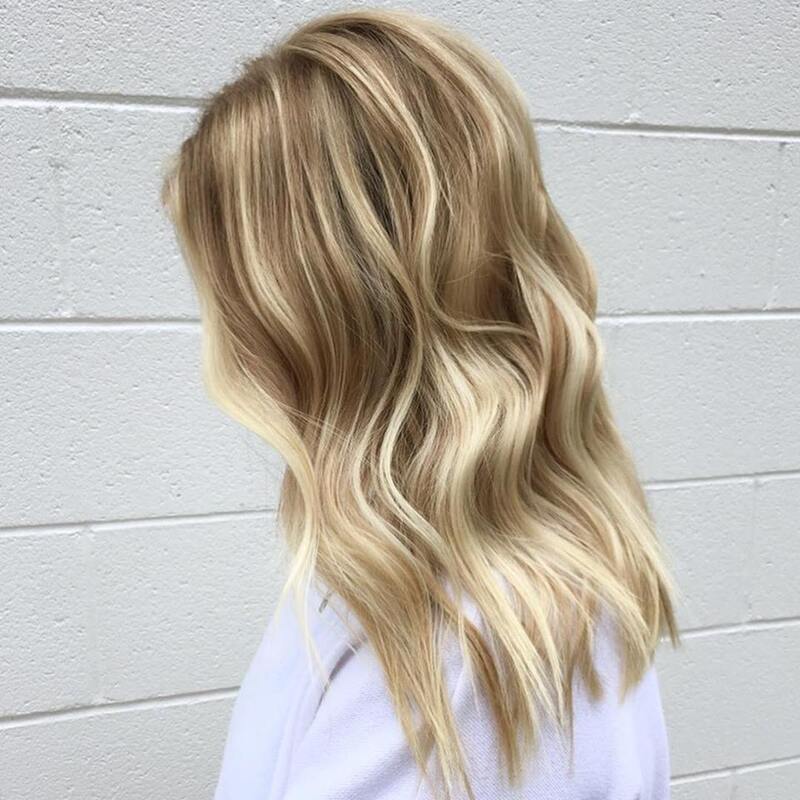 Cool and Warm dimensional blonde balayage. MB Salon color specialist, balayage specialist. 